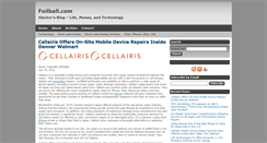 Desktop Screenshot of foilball.com