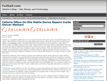 Tablet Screenshot of foilball.com